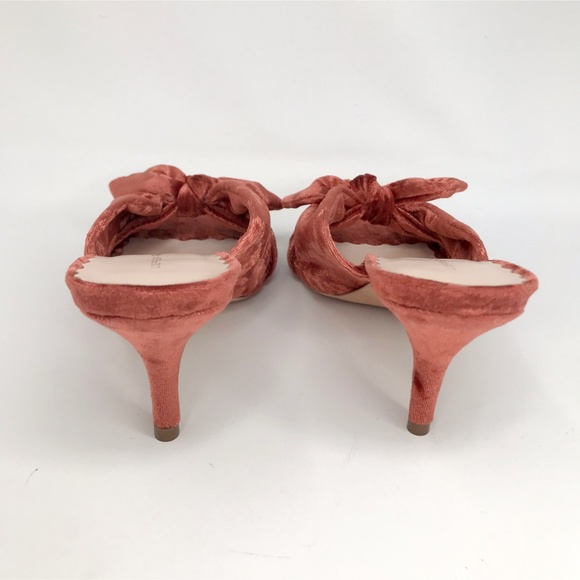 Loeffler Randall Velvet Luisa Kitten Heels Brique - Picture 4 of 8